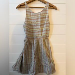 Roxy Women's Mini Dress with Multicolor Stripes